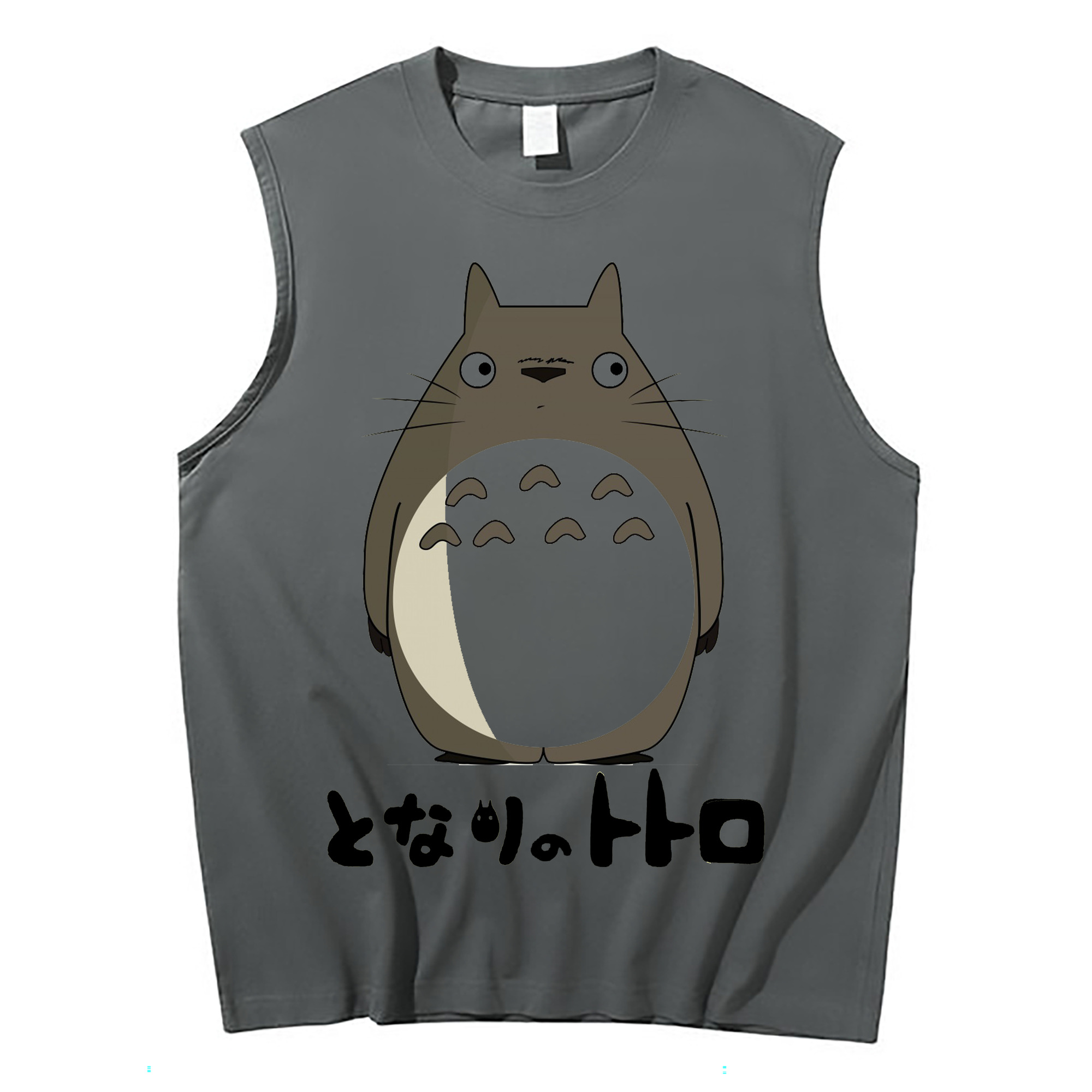 （画像用） となりのトトロ 草壁メイ 草壁サツキ My Neighbor Totoro Satsuki Kusakabe Mei Kusakabe コットン100％タンクトップ（フロントプリント）